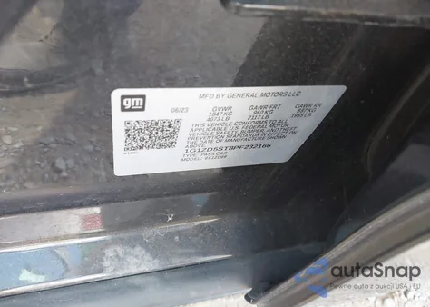 2023 Chevrolet Malibu Fwd 1Lt из США, поврежденный, VIN 1G1ZD5ST8PF232166